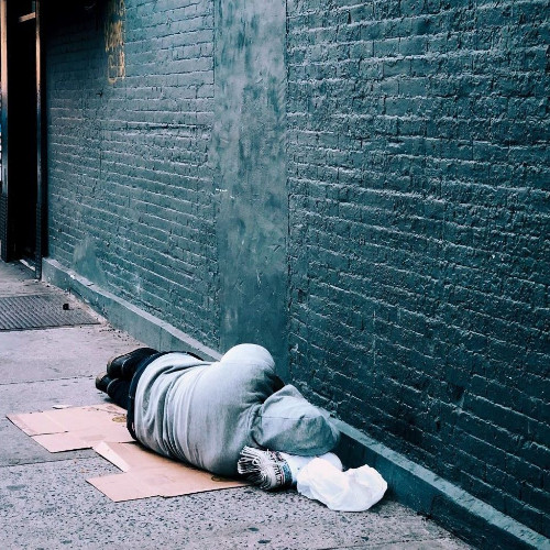 the homeless shelter